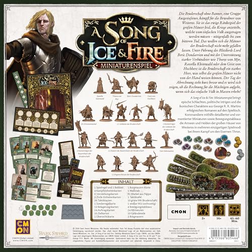 CMON, A Song of Ice & Fire - Brotherhood without Banner, Starter Set, Tabletop, 2 Players, from 14+ Years, 45-60 Minutes, German - Image 4