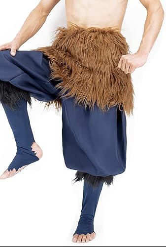 Miniatura 3 de WELLMILLER Inosuke - Conjunto completo de traje de disfraz de cosplay con delantal con máscara Inosuke para adultos, hombres y mujeres