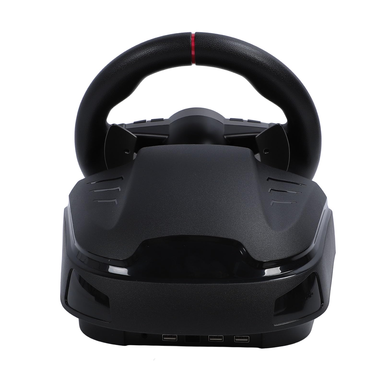 Dioche Volante da Gioco da Corsa con Volante da Gioco con a Pedale Feedback LED Dinamico a 270° per Esperienza di Corsa su PC e
