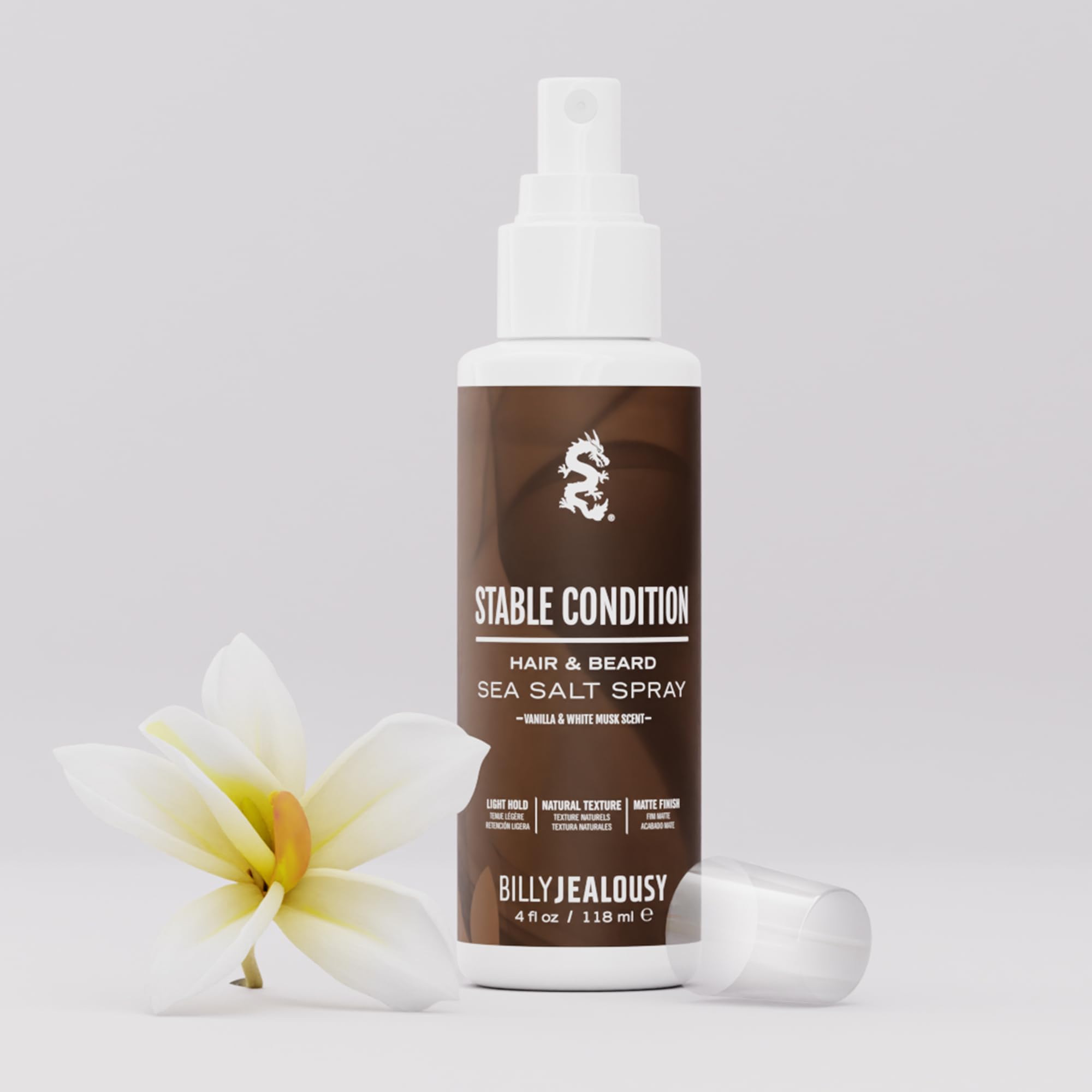 Billy Jealousy Sea Salt Spray, Texturizing and Volumizing Hair Spray for All Hair Types and Beard Lengths