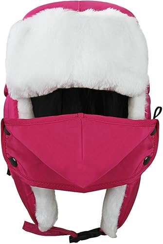 Miniatura 2 de Gorro de invierno impermeable para niños, máscara de esquí a prueba de viento, gorro Trapper, gorro de bebé, adolescente, lindo, con solapa para las