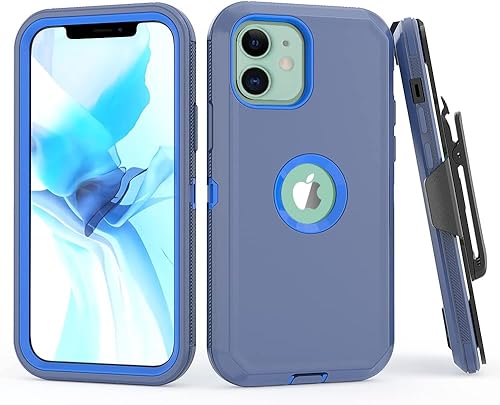 Miniatura 10 de TASHHAR Funda de teléfono para iPhone 12, iPhone 12 Pro, resistente y a prueba de golpes, funda protectora con clip para cinturón para Apple iPhone