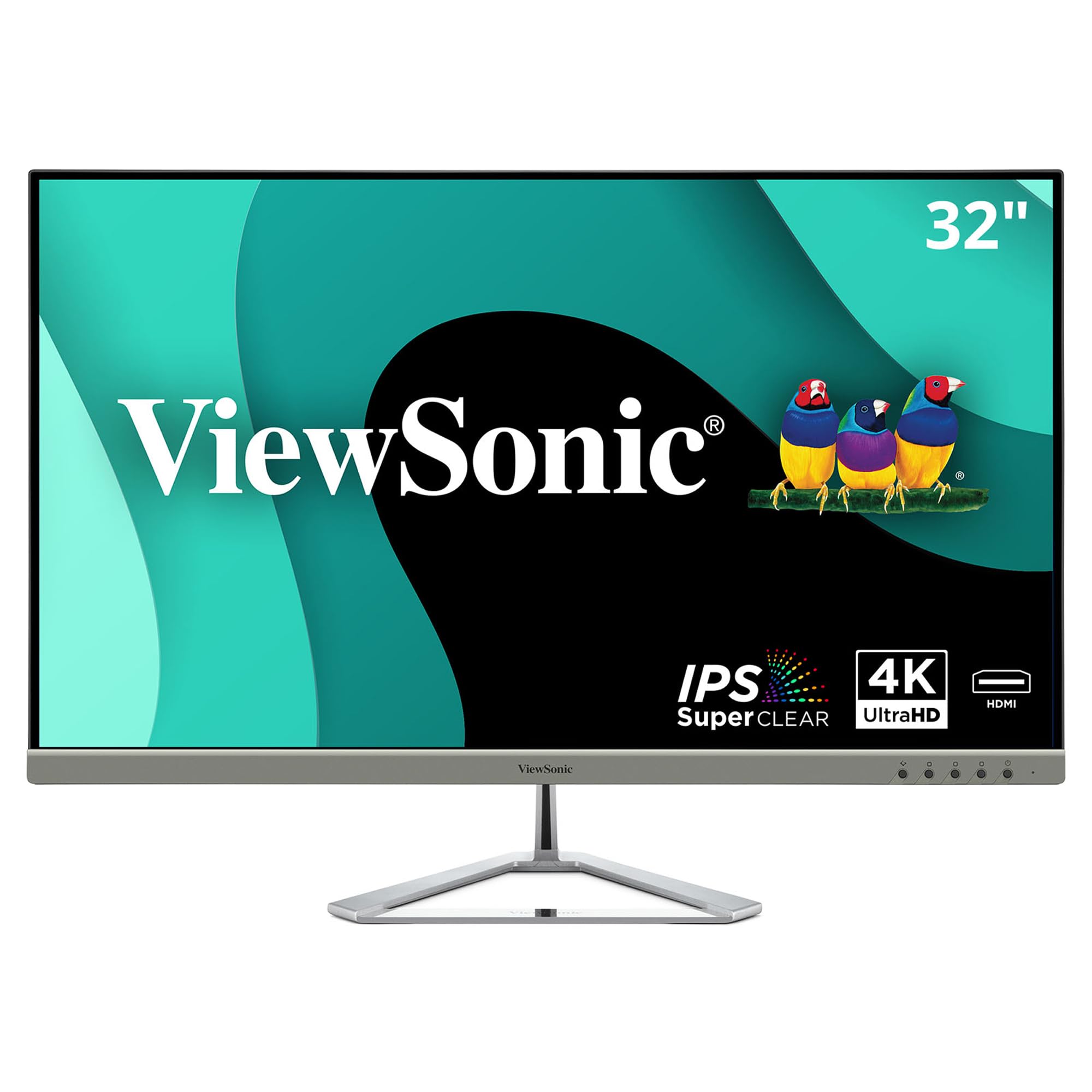 VX3276-4K-MHD 32 Inch 4K Ultra HD Monitor with HDR10 Support, 2 x HDMI, DisplayPort, Mini DisplayPort, Eye Care for Work and Entertainment at Home