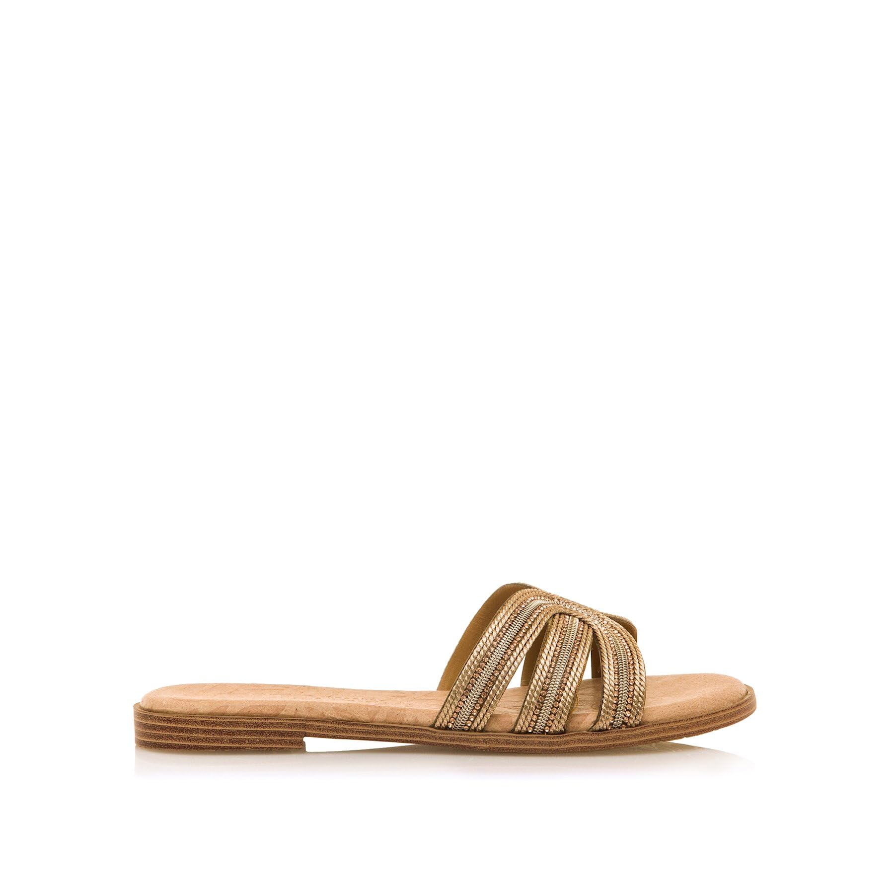 MTNG 54500, Women's Sandal, Gold, 38 EU, gold, 6 UK