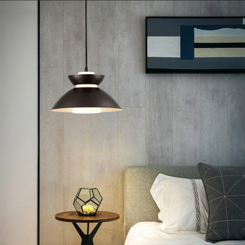 Nordic LED żyrandol jadalniany do restauracji, 12,6-calowy, nowoczesny, minimalistyczny żyrandol do sypialni i gabinetu, wykonany z kutego żelaza, odpowiedni do baru, kawiarni, hotelu, biznesu