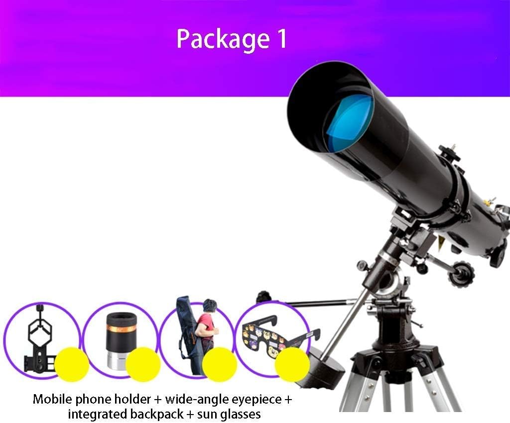 Astronomical Telescope for Beginners Observation80mm Caliber 900mm Focal Length Refracting Telescope for Kids Beginners,Travel Telescope with Carry Bag and Adjustable Tri