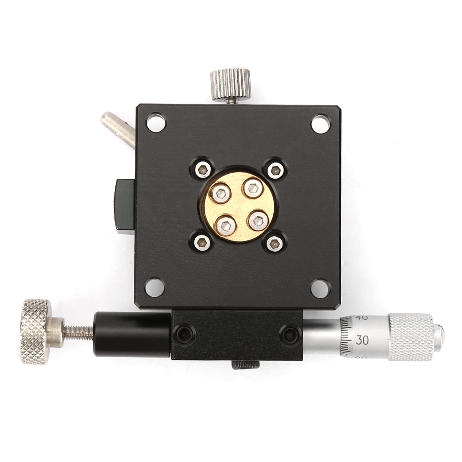 Etapa de Rotación Manual R38 Etapa de Ajuste Deslizante con Rodamiento 38 Mm * 20 Mm 2 Go Aproximado Pla Plataforma Manual Deslizante de Rodamiento de Precisión de Rotación R Plataforma R