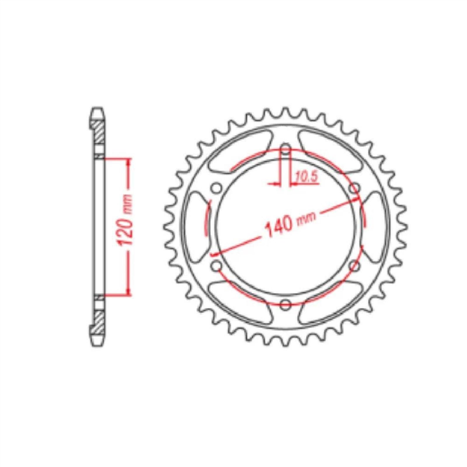 Pieza de piñón para Kawasaki Road VN800 C1-C2/E1-E6F para Drifter 1999-2006 2005 2004 2003 530 49T 49 Dientes Engranaje De Piñón Trasero Motocicleta Cámara Ruedas Fijas
