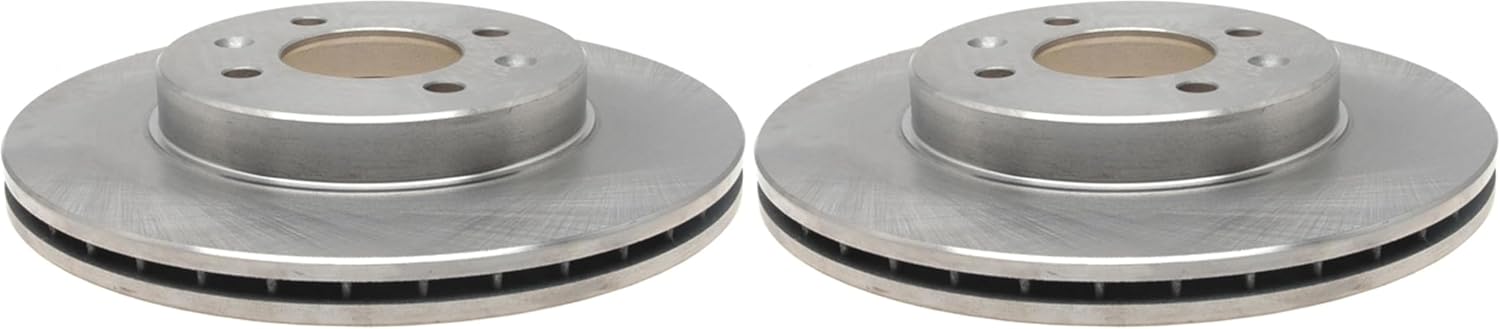 ACDelco Silver Front Brake Rotor 18A367A | GM 19261769 Brake Rotors for Select Acura RDX, EL, Integra, City, Honda Civic, Civic del Sol, Fit, Insight, and more