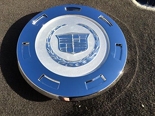 Replacement D098 9596649 07-12 Cadillac Escalade Chrome Crest 22 Wheels Center Hub Cap 07 08 09 2010 2011 2012 by