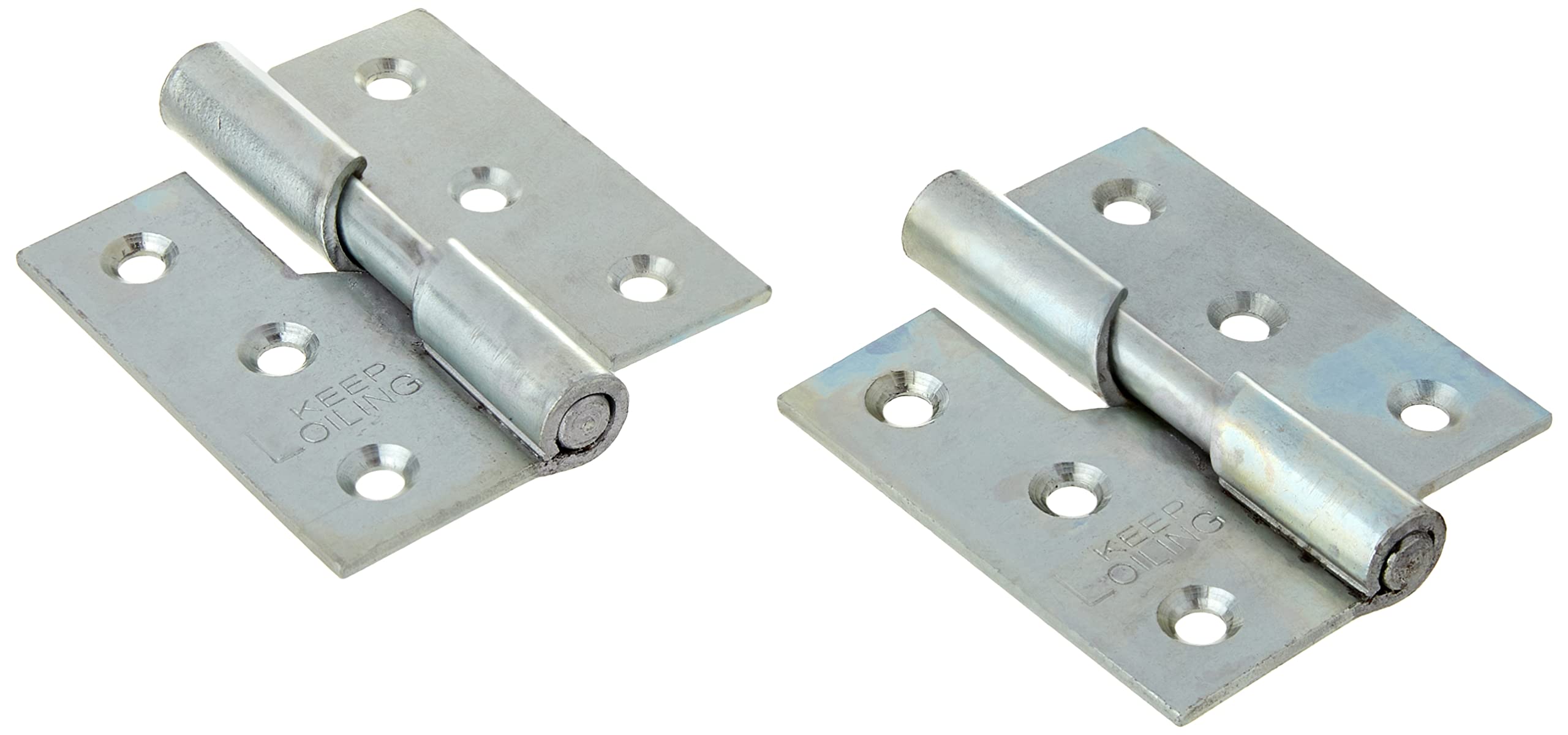 B&Q -  Rising Butt Hinges Left Hand Steel Silver75 X 72