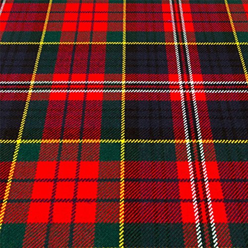 Tissu MacPherson Clan Modern Tartan 16oz lourd au mètre pour kilt