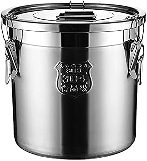 大容量 ライスストッカー 米櫃 ステンレス 大容量 lisBaby密閉米びつ おしゃれ SUS304ステンレス お米収納 お米保存容器 鮮度を保ち キッチン用品大容量 防虫 防湿 お米ケース 軽量 清潔便利 (5KG,シルバー)