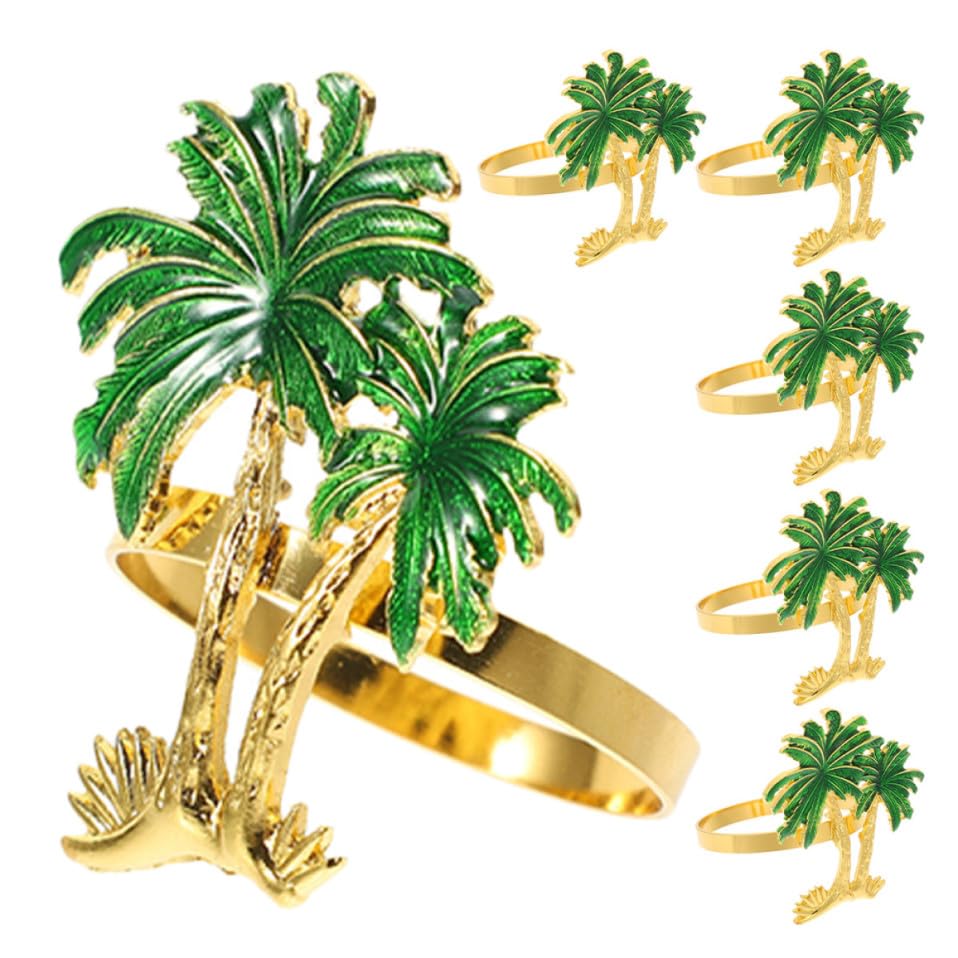Servilleteros de árbol de coco VICASKY de aleación para mesas de verano