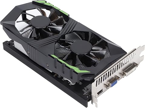 Cuifati 1050 4GB Graphics Card,128bit DDR5 1250MHz Graphics Card,PCI Express 2.0 PC Video Card for Fan Desktop Computer