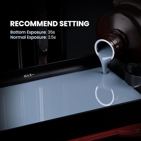 ELEGOO 3KG Standard 3D Printer Resin Grey+Black+Translucent,Fast Curing