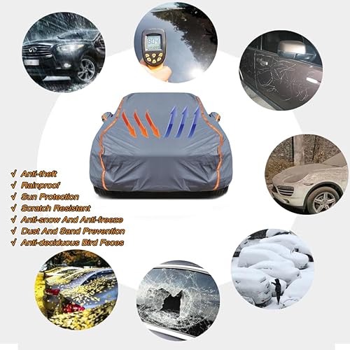 Miniatura 5 de KEYOOG Fundas universales impermeables y pesadas, para todo tipo de clima, cubierta completa para exteriores, resistente a la intemperie, protección