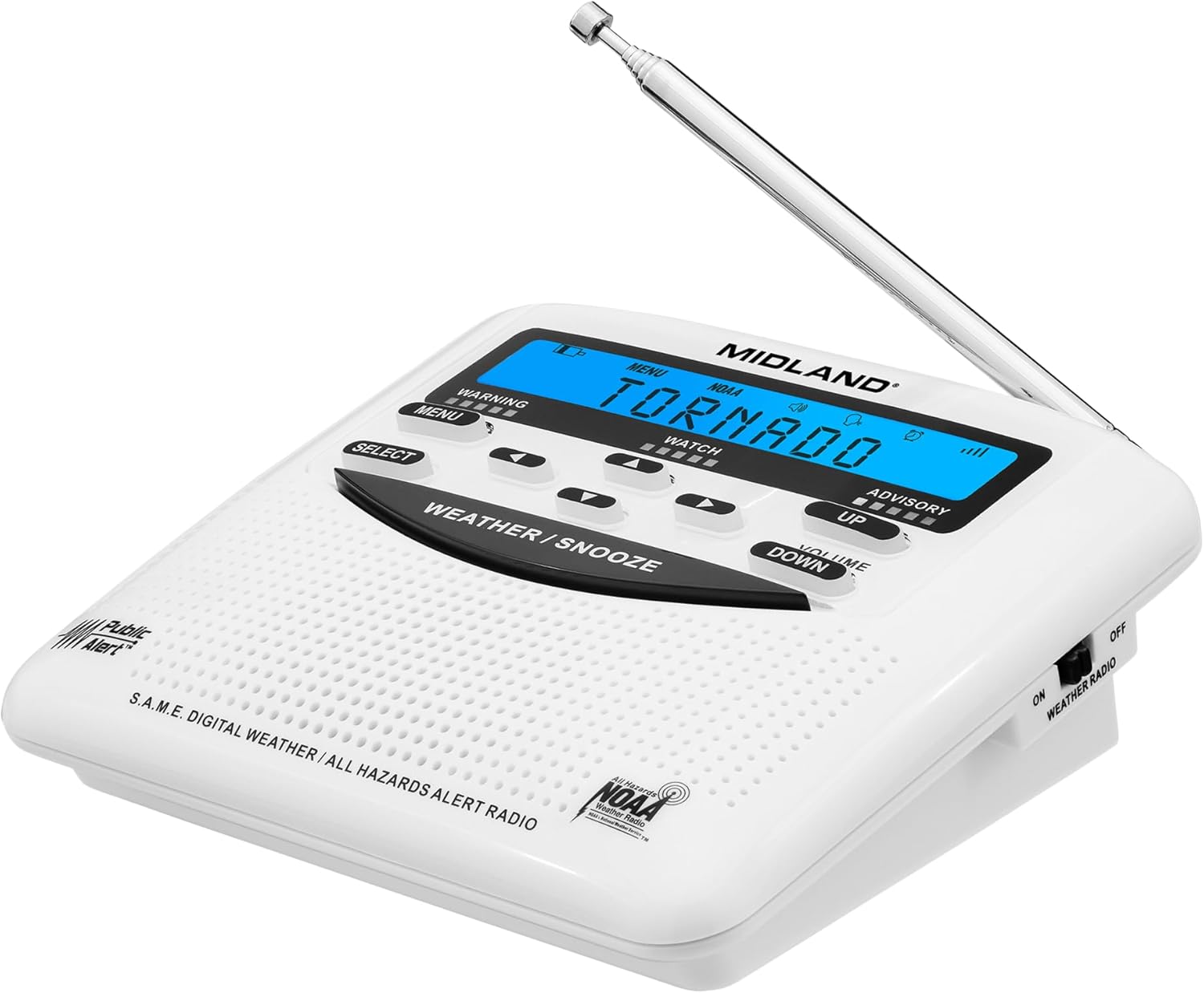 Midland - WR120B - NOAA Emergency Weather Alert Radio - Localized Programming