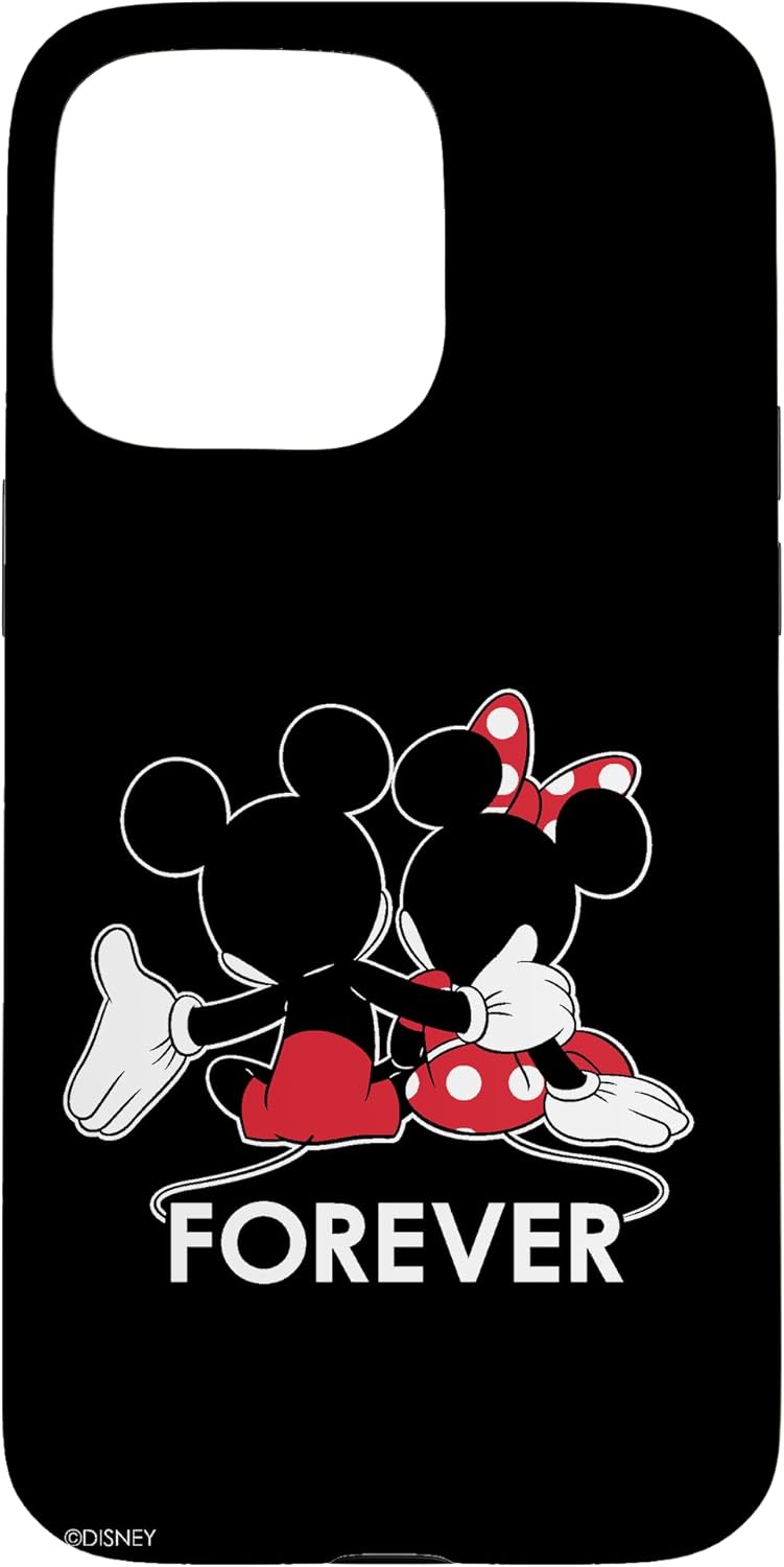 iPhone 15 Pro Max Disney Mickey and Minnie Mouse Silhouettes Forever Case