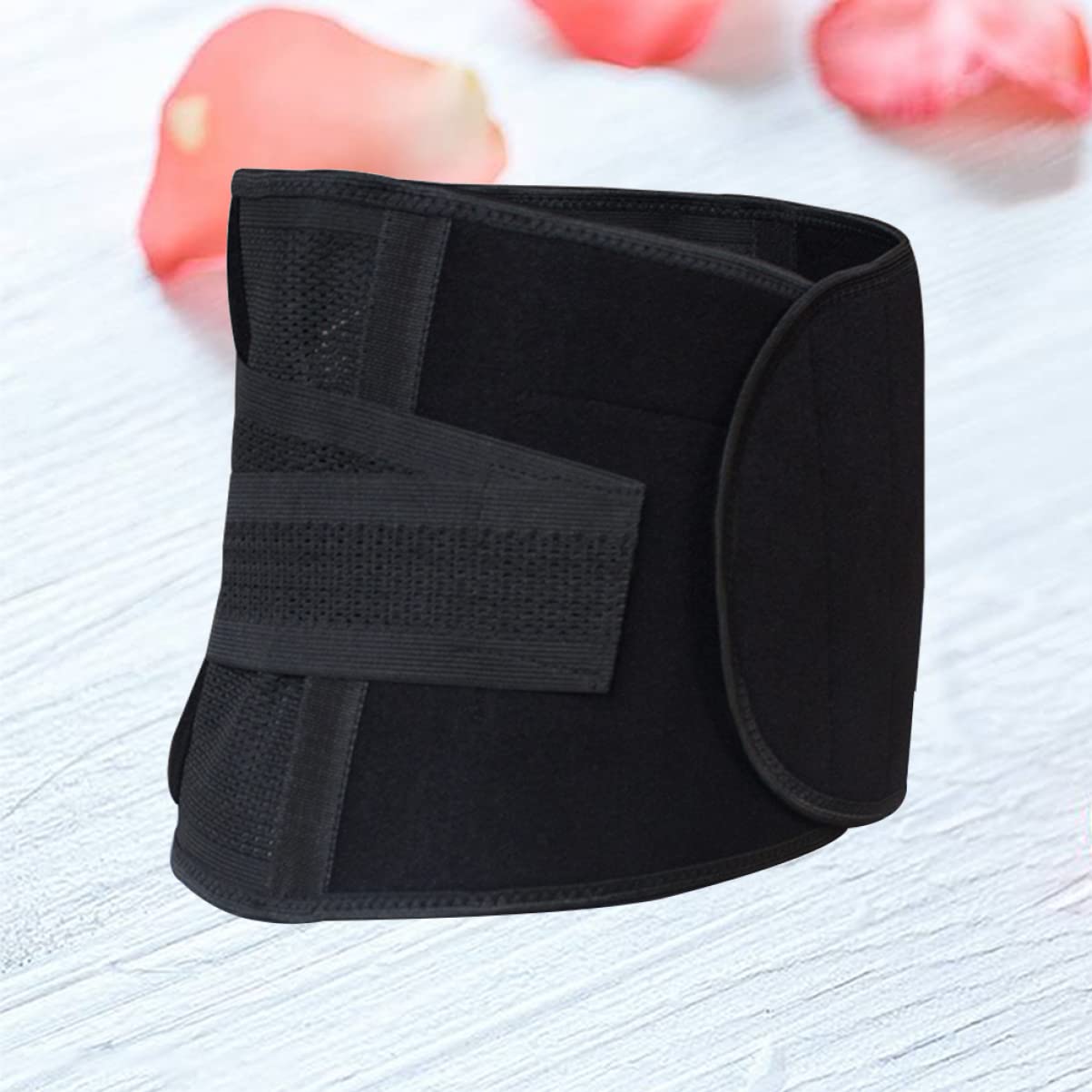 FOMIYES Fitness Belt Women's Waist Support Breathable Self Heating Waist Belt Posture Correction Xxl Black