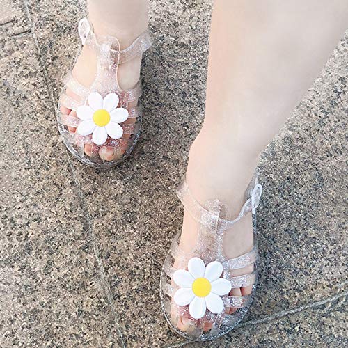 Kids Girl Boy PVC Sandals Comfort Summer Outdoor Casual Beach Shoes Flower Anti Slip Rubber Sole Sandals for 2-10Years4