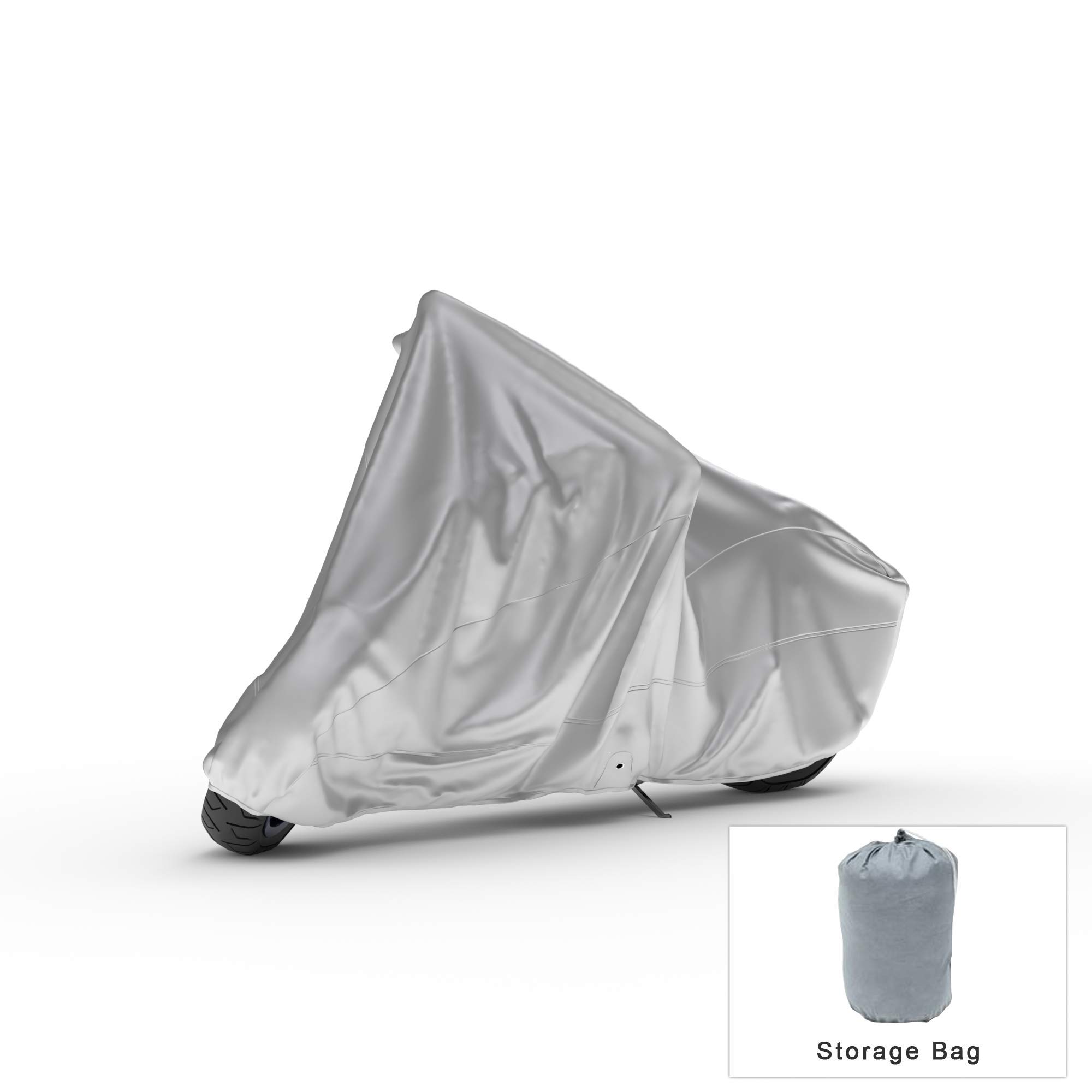 Platinum Shield Motorcycle Cover Compatible with 2011 Xtreme by Unilli Mot Atlantis 150cc - Outdoor & Indoor - Built-in Reinforced Securing Straps - Includes Free Storage Bag