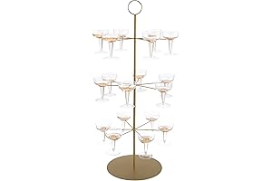 Lavish Home 3-Tier Champagne Tower Cocktail Stand