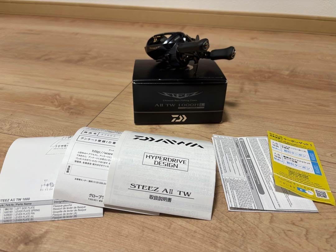 ダイワ スティーズA2 TW 1000H L ベイトリール　先代スプール装着 ダイワ スティーズA2 TW 1000H L ベイトリール 先代スプール装着