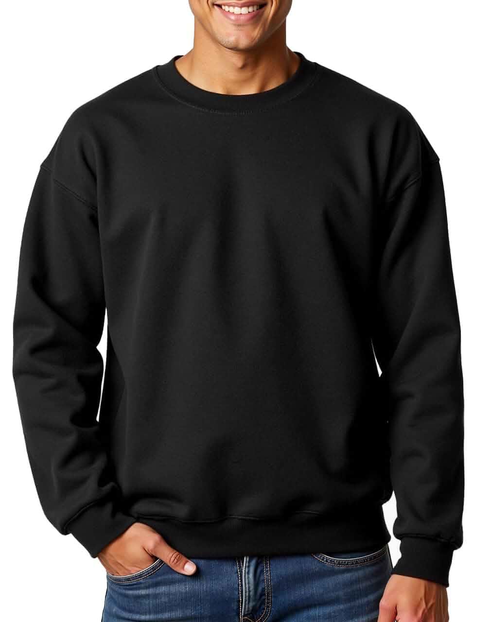 Mlgaril Men'S Crewneck Sweatshirt Long Sleeve Baggy Sweatshirts Lightweight Crew Neck Pullover