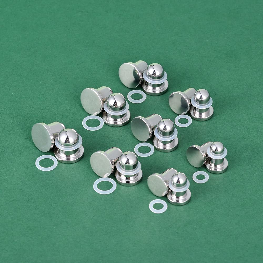 TBOSEN Set di dimensioni precise in acciaio inox O-Ring Tappi per le orecchie e tunnel Calibri Barella Piercing Kit, Metallo, arenaria