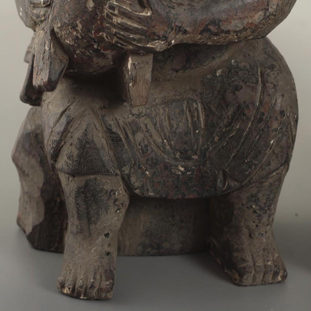 Amazon.co.jp: 木彫 大黒恵比寿像 古美術 古道具 大黒さん 恵比寿さん