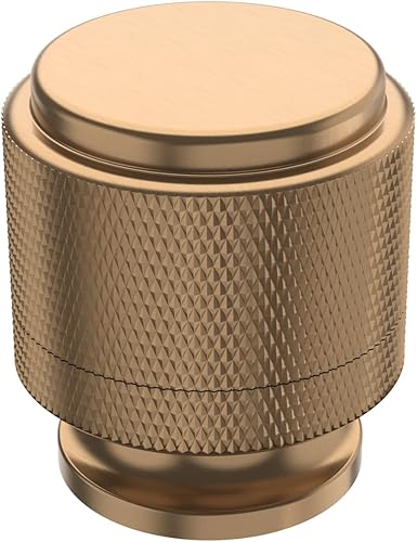 Miniatura 4 de Alzassbg Paquete de 10 tiradores de gabinete negro mate, 3 pulgadas (2.992 in), accesorios de cocina moleteados para gabinetes y cajones, AL3018MB