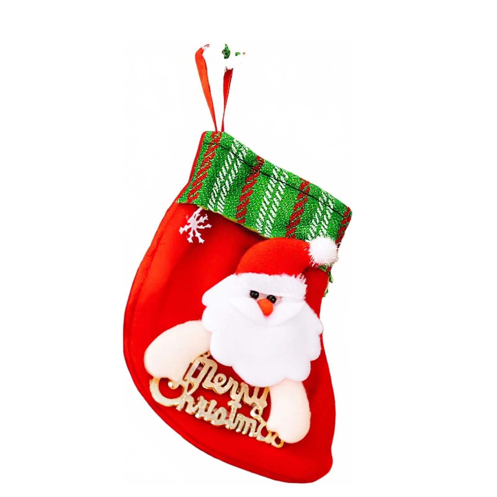 Christmas Stockings, Gift Bags, Candy, Snowman, Deer Decorations