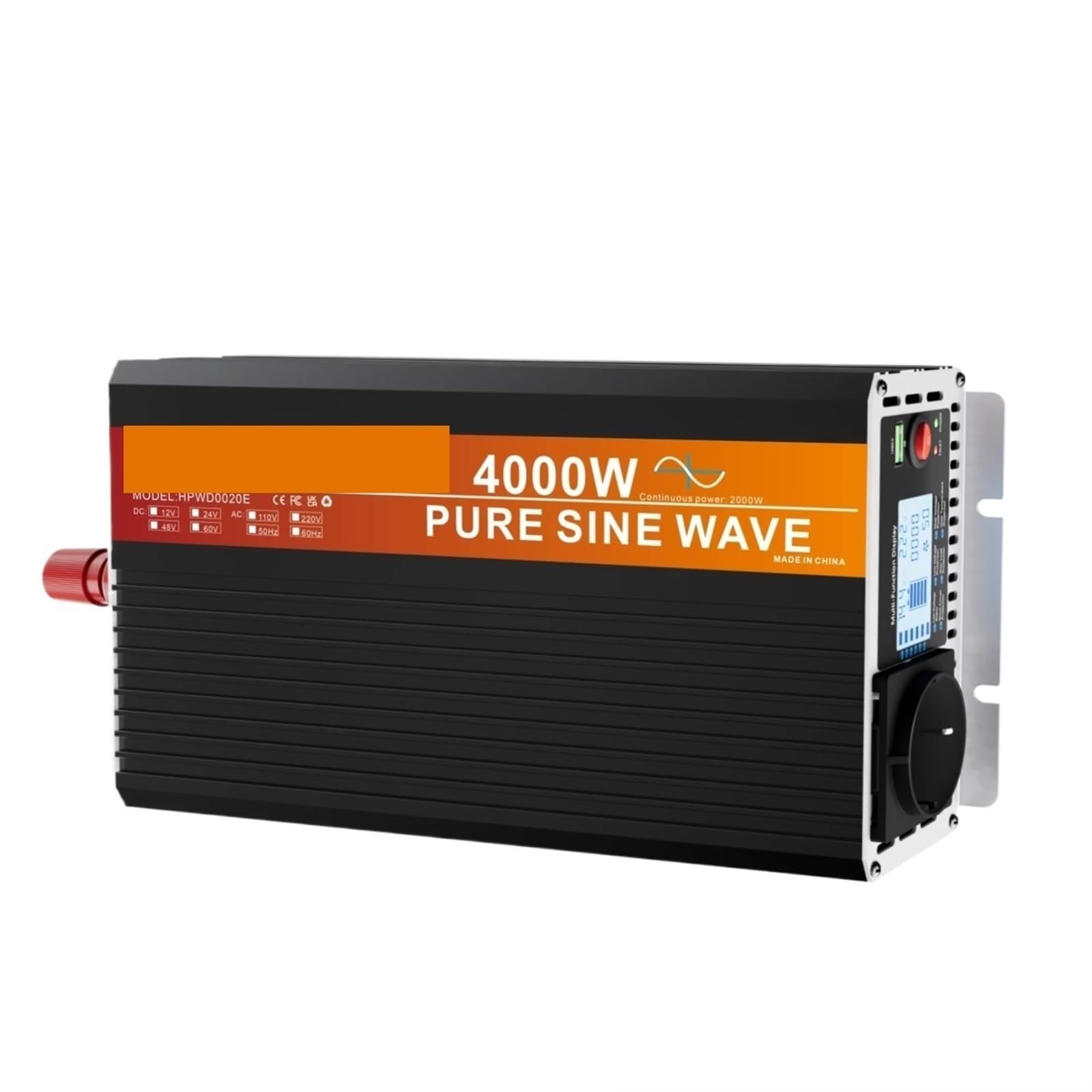 Inversor de Potencia, Inversor 4000 W Inversor Con CA A CC Senoidal Pura Senoidal Pura(3000W,48V)