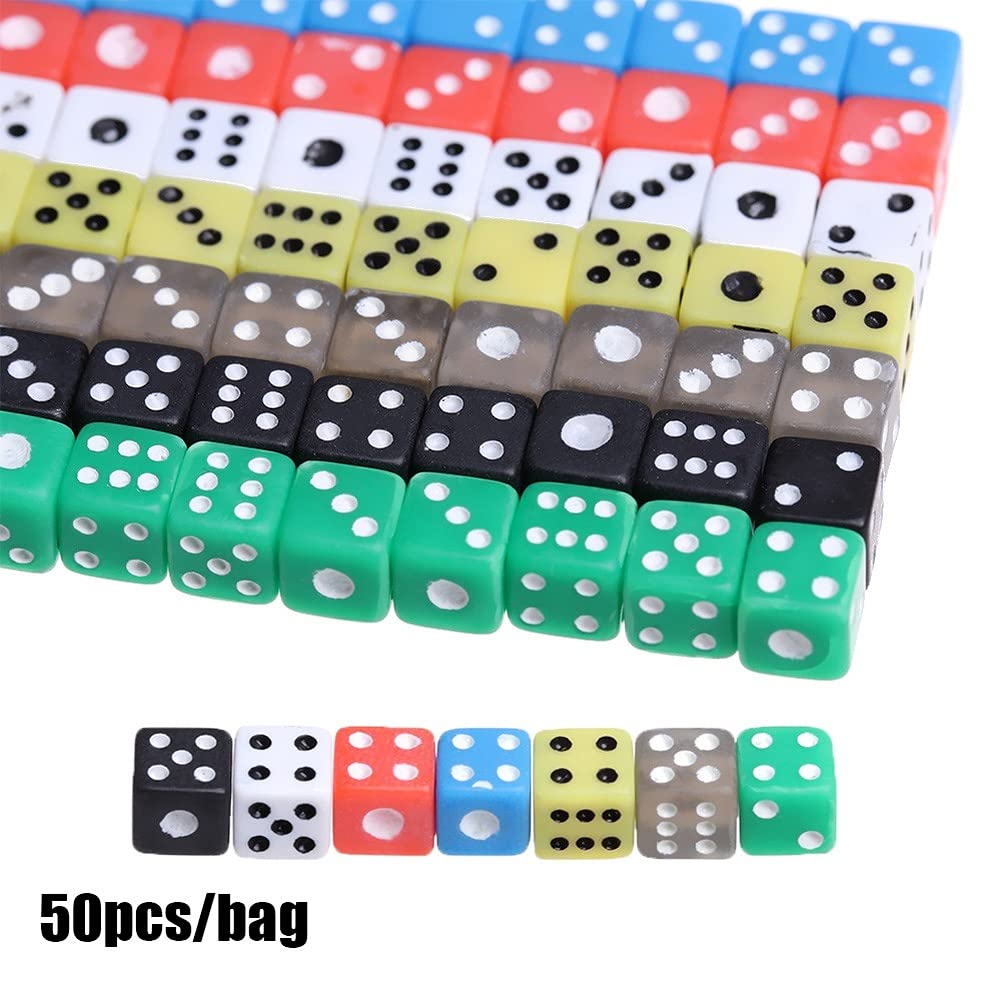 Lot de 10 dés Standard Colorés 6 Faces, dés de Jeu en Acrylique D6 Mini Motif Perle Polyédrale pour Jeux de Table Ou Apprentissage des Mathématiques, Marron/blanc Lot de 10 dés Standard Colorés 6 Faces, dés de Jeu en Acrylique D6 Mini Motif Perle Polyédrale pour Jeux de Table Ou Apprentissage des Mathématiques, Marron/blanc