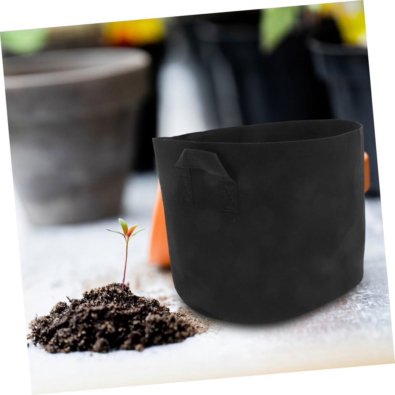 3 Piezas Bolsas de Cultivo para Plantas de Jardinería Unidades Macetas de Tela No Tejida para Plantación