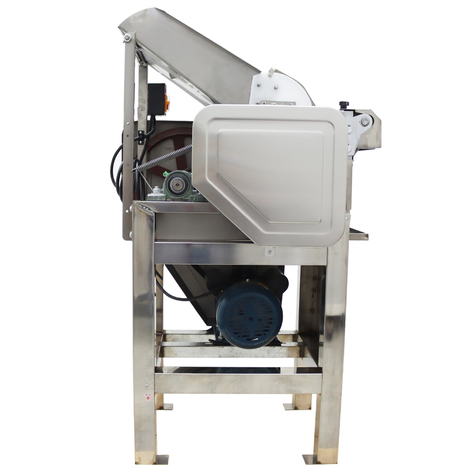 WYDDDARY Electric Dough Sheeter 100KG/H Commercial High-speed Press Dough Machine Stainless Steel Pasta Dough Roller Sheeter Machine Roll Press Machine 110V