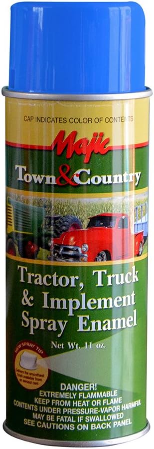 Majic Paints 8-20958-8 Tractor & Implement Spray Enamel Paint, Aerosol, Case Orange