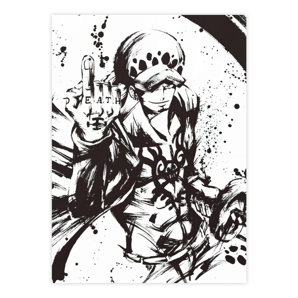 Amazon.co.jp: ワンピース ONE PIECE ロー 墨式 クリスタルステッカー 2019.3.16 ロー ワンピースタワー ステッカー