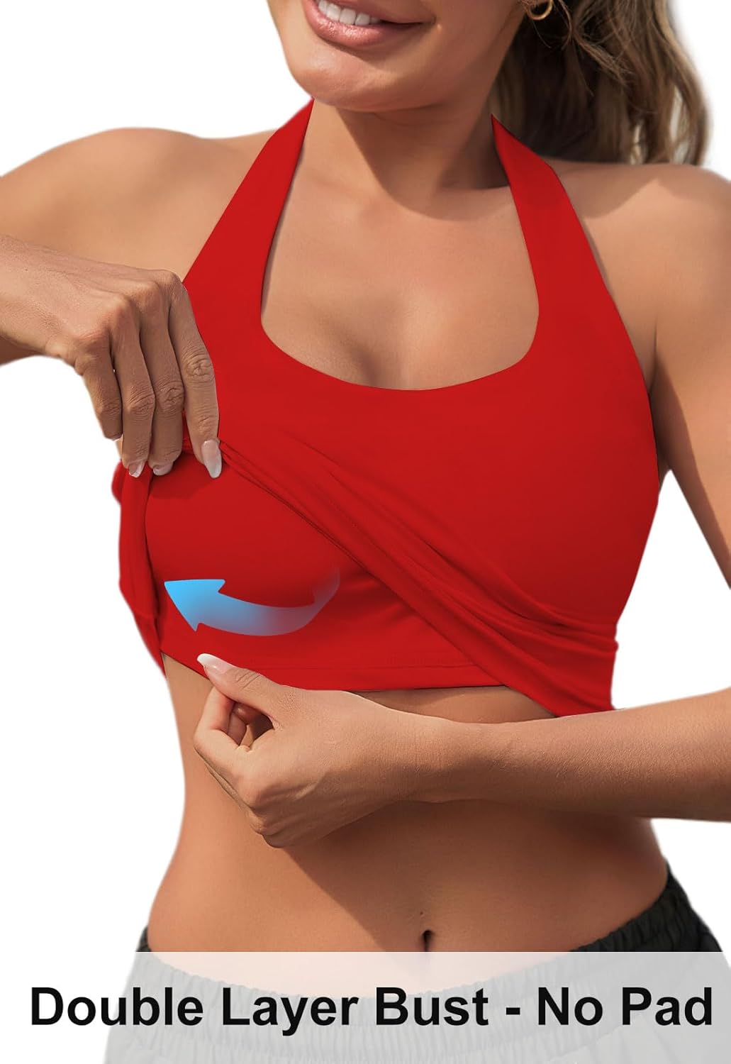 Halter Tops for Women Trendy 2026 Summer Going Out Tops Sexy Backless Sleeveless Workout Tank Top Cute Y2k Clothes - Image 4