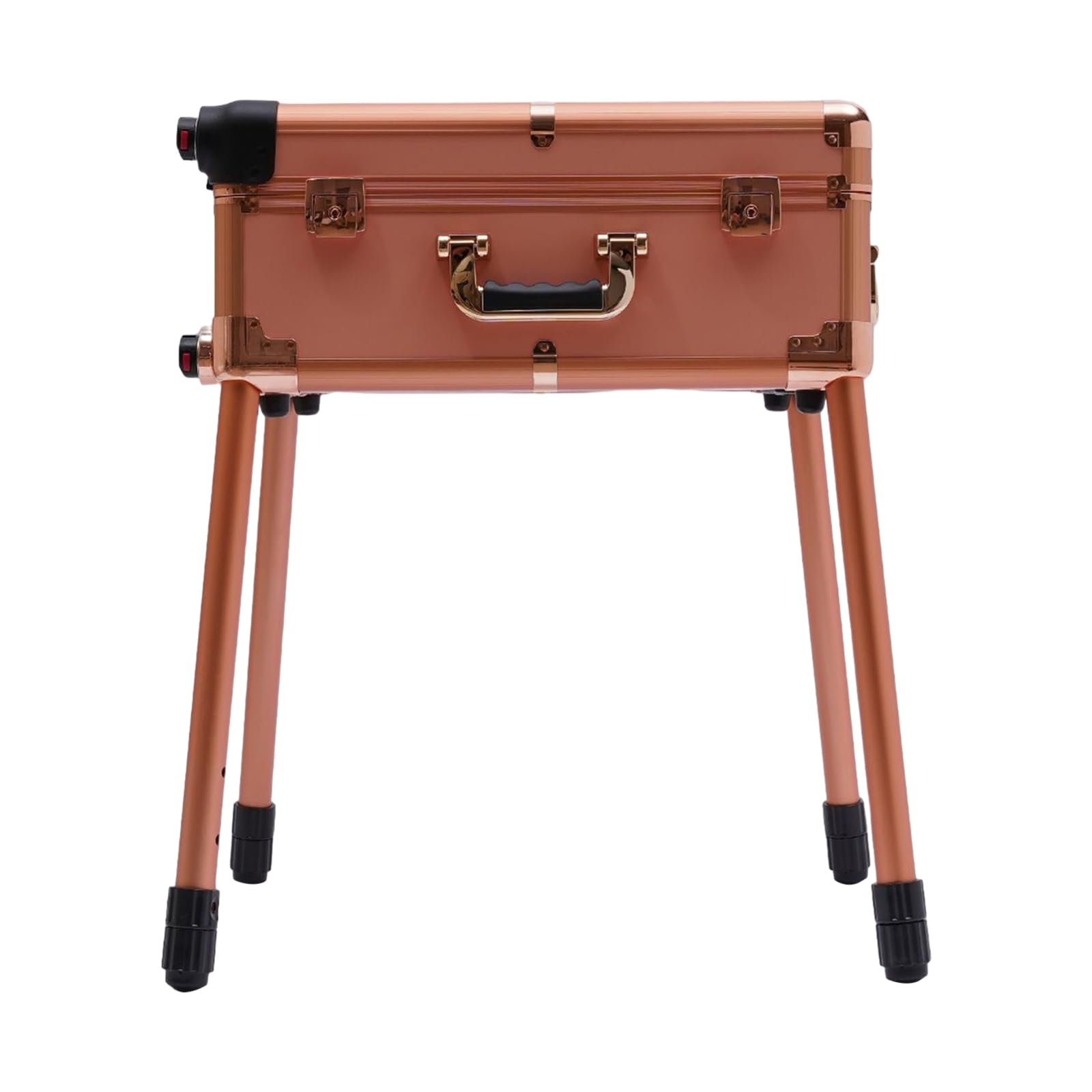 Valigetta cosmetica trolley, con illuminazione e specchio, altezza regolabile e luminosità, per trucchi, beauty case