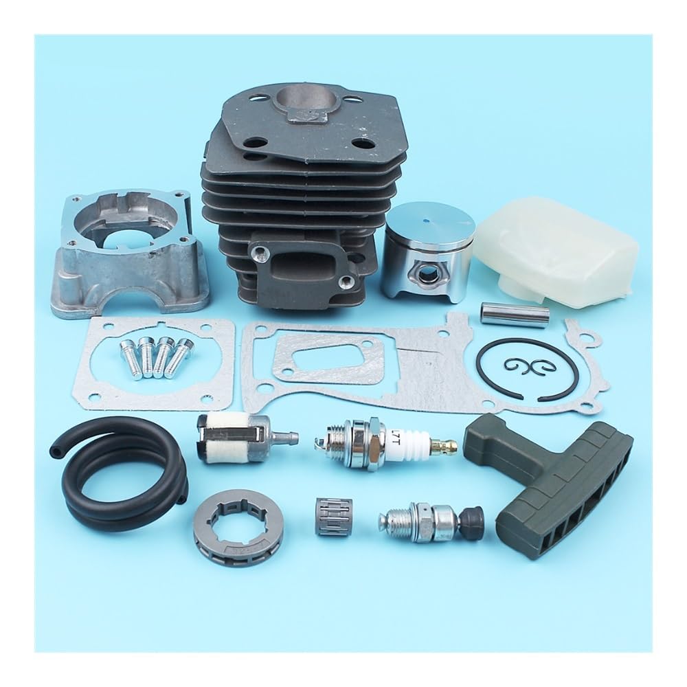 Kit de Juntas de cárter de Motor de pistón de Cilindro de 44 mm, Apto for Motosierra CS 2141, 2145, 2149, 2150 y 2152. Más Piezas de reparación.