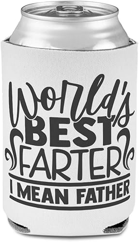 Koozies para latas enfriador de bebidas World S Best Farter I Mean Father Super Dad Party Beer Cover disponible en Yaxa Venezuela