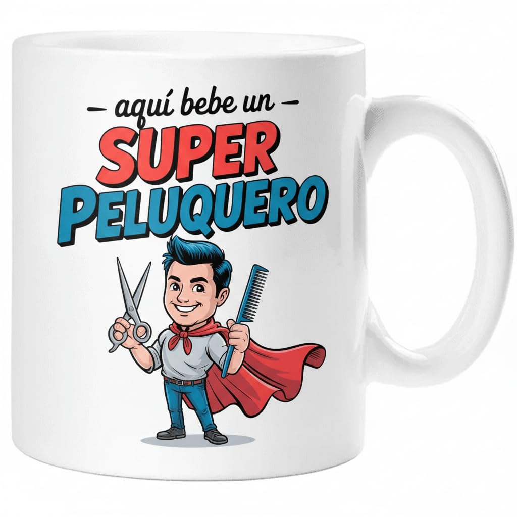 Taza SUPER POLICÍA – Regalo Original para POLICÍA | Taza de Cerámica 325ml con Diseño Superhéroe | Apta Microondas y Lavavajillas — view 55