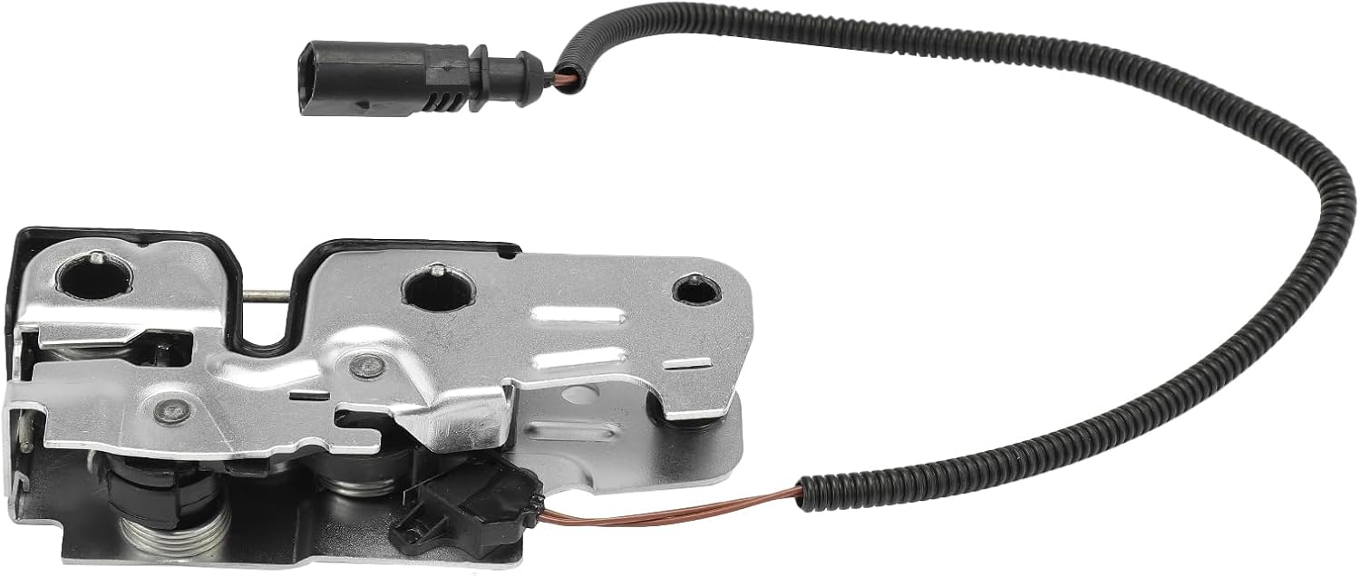 A-Premium Hood Latch Lock Front Lower Compatible with Volkswagen GTI/Golf 2010-2014, Jetta 2014, Front Hood Lock Engine Bonnet Latch Assembly