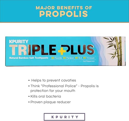 Miniatura 3 de Triple Plus Premium Pasta de Dientes de Sal de Bambú Natural 4.69 oz (1)
