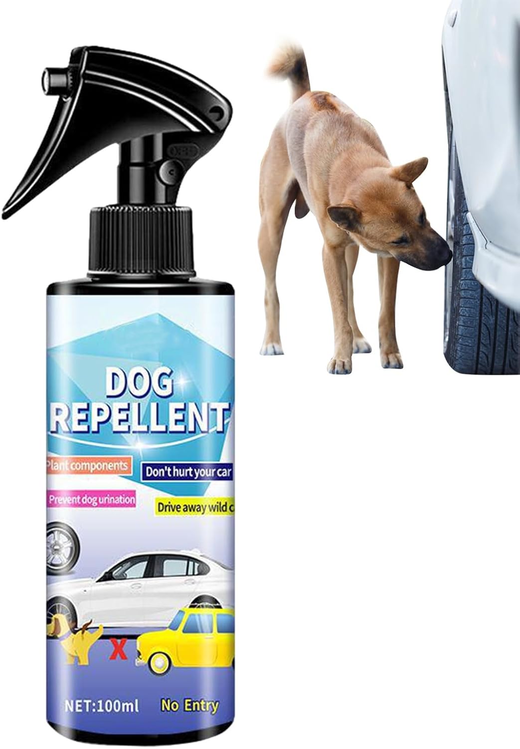 Dog No Pee Spray Car Car Wheel Anti Pee Spray,No Pee Spray to Stop