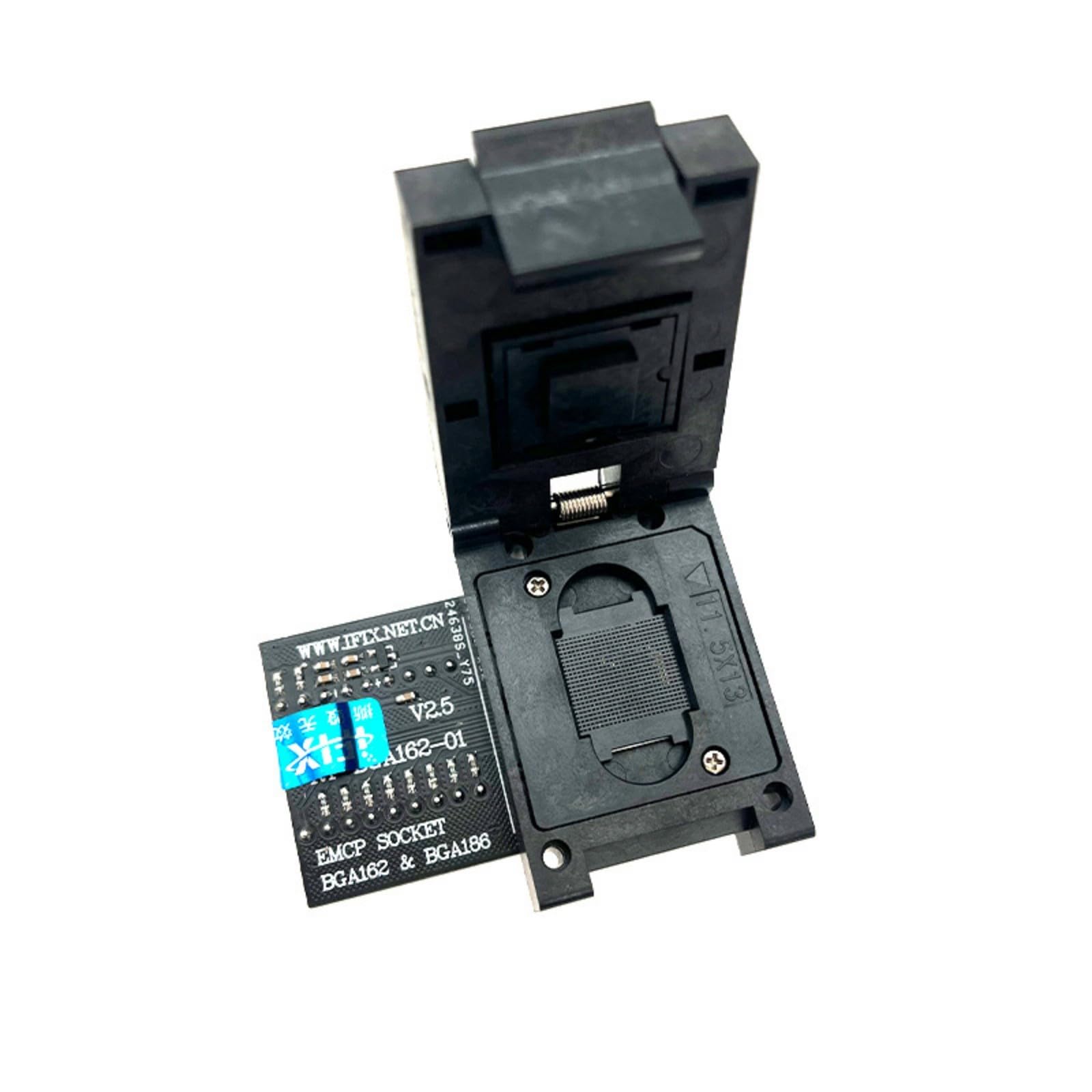 Adaptador Emmc Reemplazo de Asiento ardiente BGA162 / BGA186 Adaptador de Lector de Memoria Emmc para Accesorios de Programador RT809H Programador de Chip de Memoria