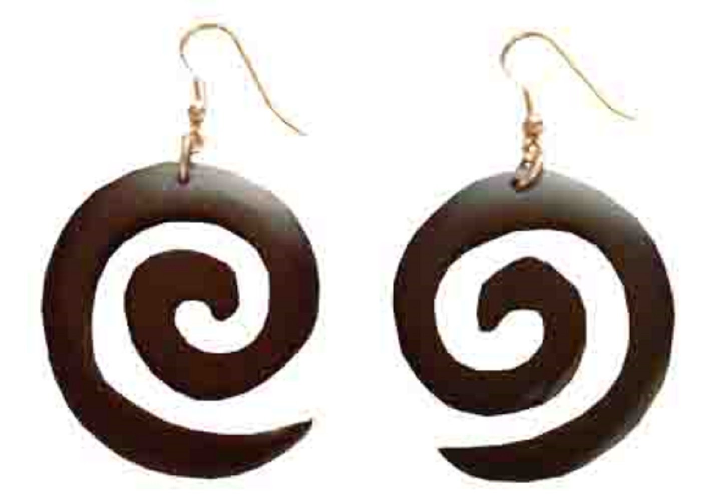 Boucles d'oreilles en bois