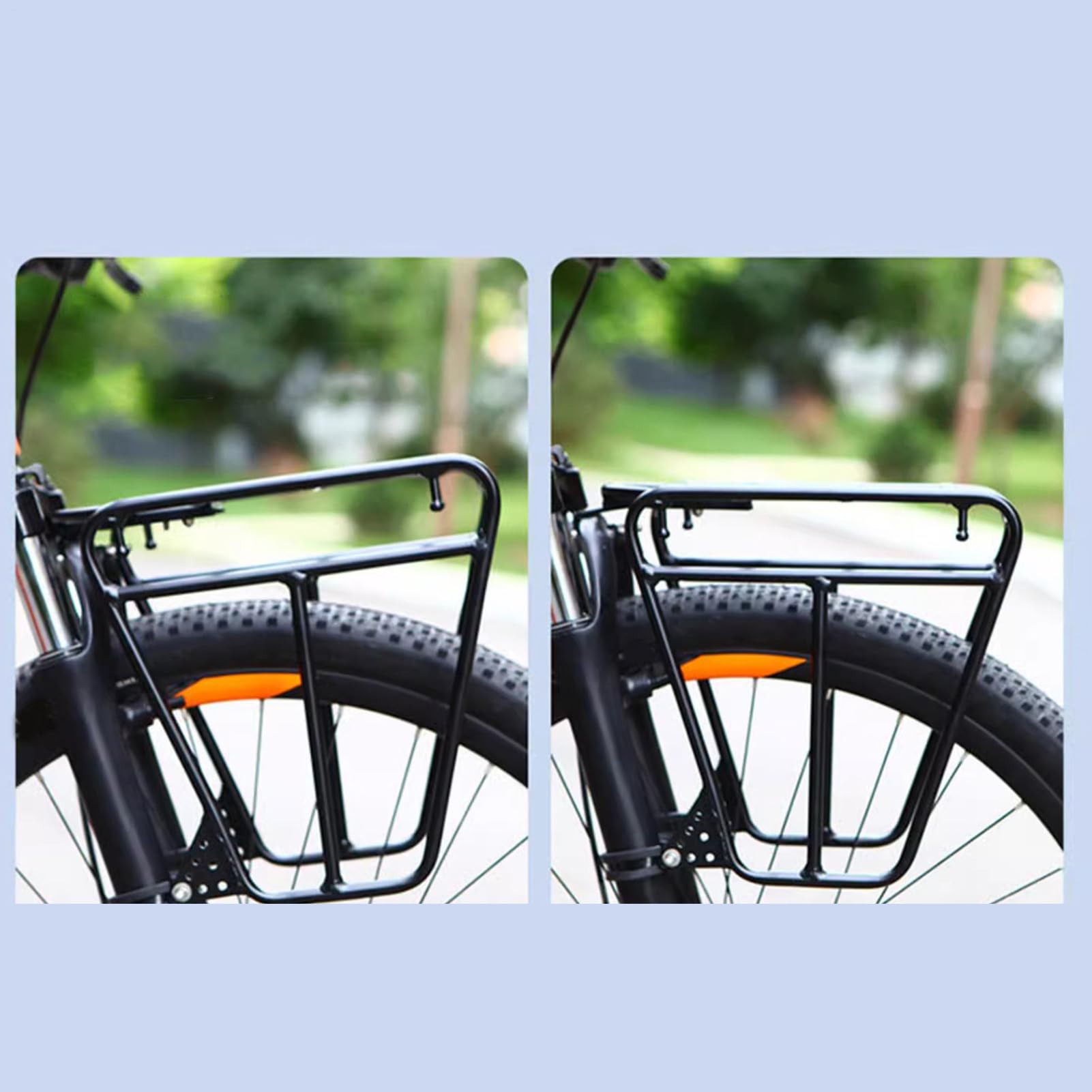 Portapacchi Anteriore per Bicicletta da Strada,Supporto Stabile | Attrezzatura Ciclistica Per Sport Famiglia Pesca Sport All Aperto Campeggio Amici Ciclisti Escursionismo